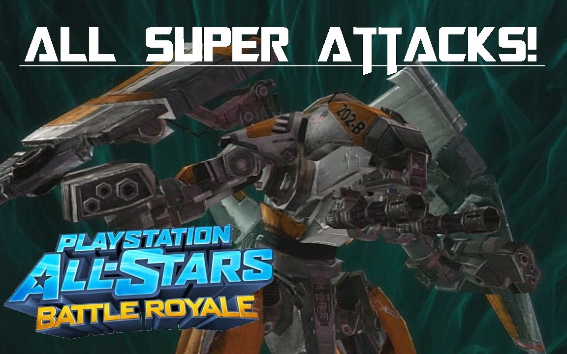 PlayStation All-Stars Battle Royale: All Super Attacks! (With DLC Characters)
