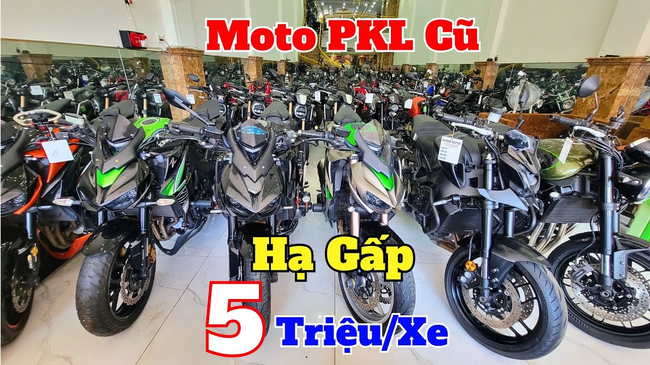 Xã Gấp Moto PKL Cũ ZX25R , MT-09 ,Z1000 ,ZX10R ,Z800 , TRK 502 , CBR650R , Z400