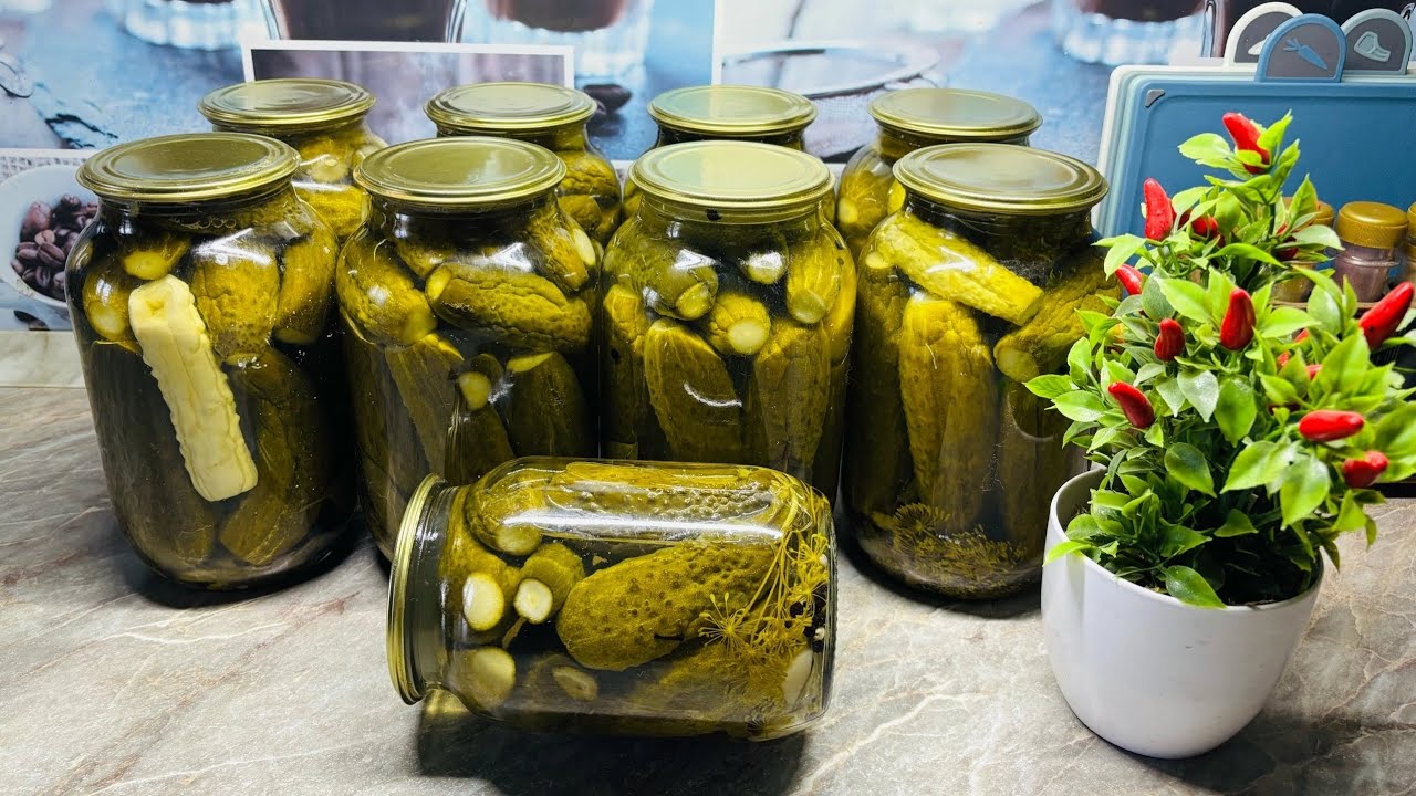 Самый Удачный Рецепт Маринованных Огурцов по Бородулински!! Сколько банок не сделай, всегда мало!