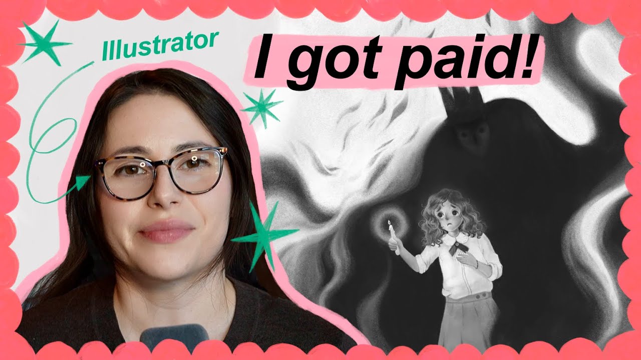 My First Illustration Job! Showing The Whole Illustration Process