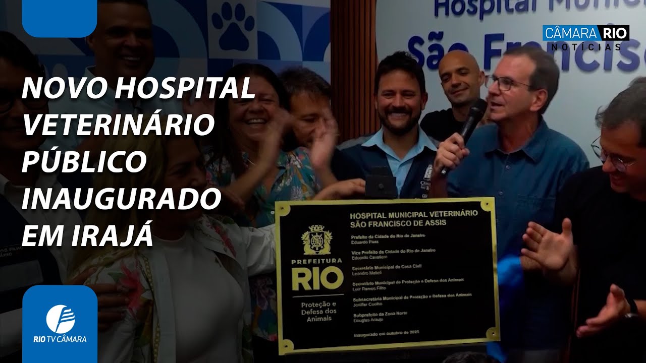 Inaugurado hospital veterinário público em Irajá: novo reforço na causa animal no Rio