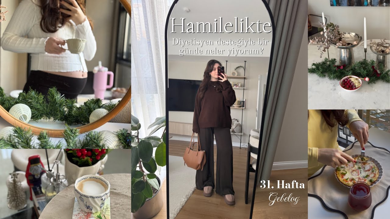 31. Hafta Hamilelikte Diyetisyen Desteğiyle Bir Günde Neler Yiyorum? | Baby Shower Alışverişi