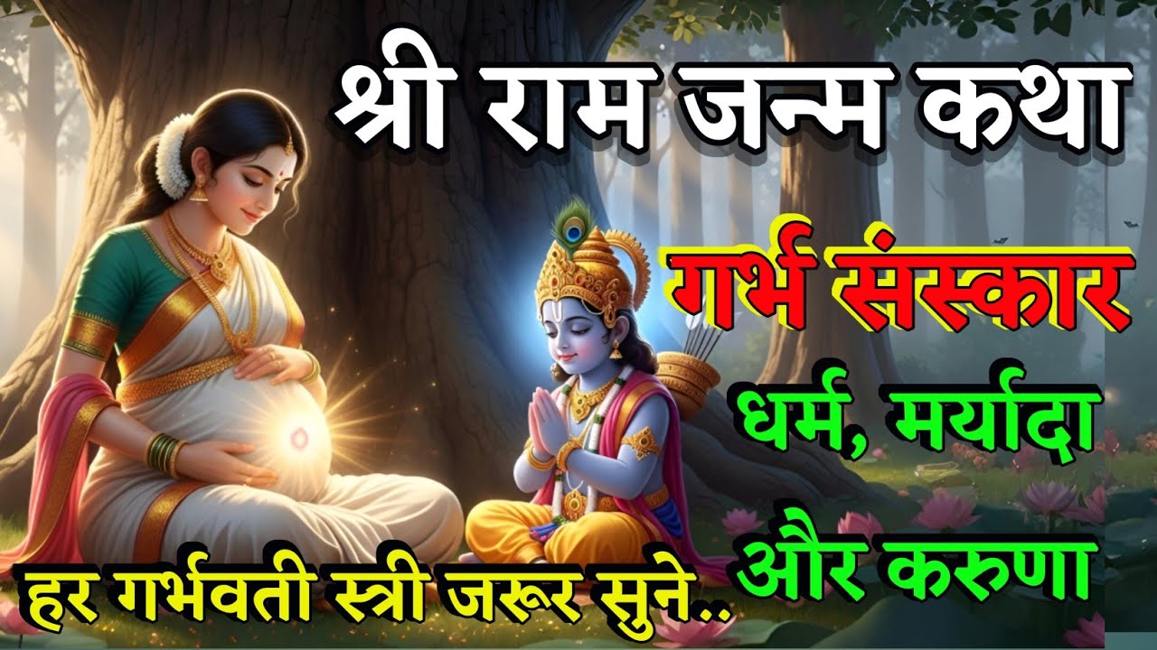 कौशल्या माँ ने गर्भ में ही श्रीराम को धर्म मर्यादा और करुणा कैसे सिखाई? | Garbh Sanskar | Garbh Gita