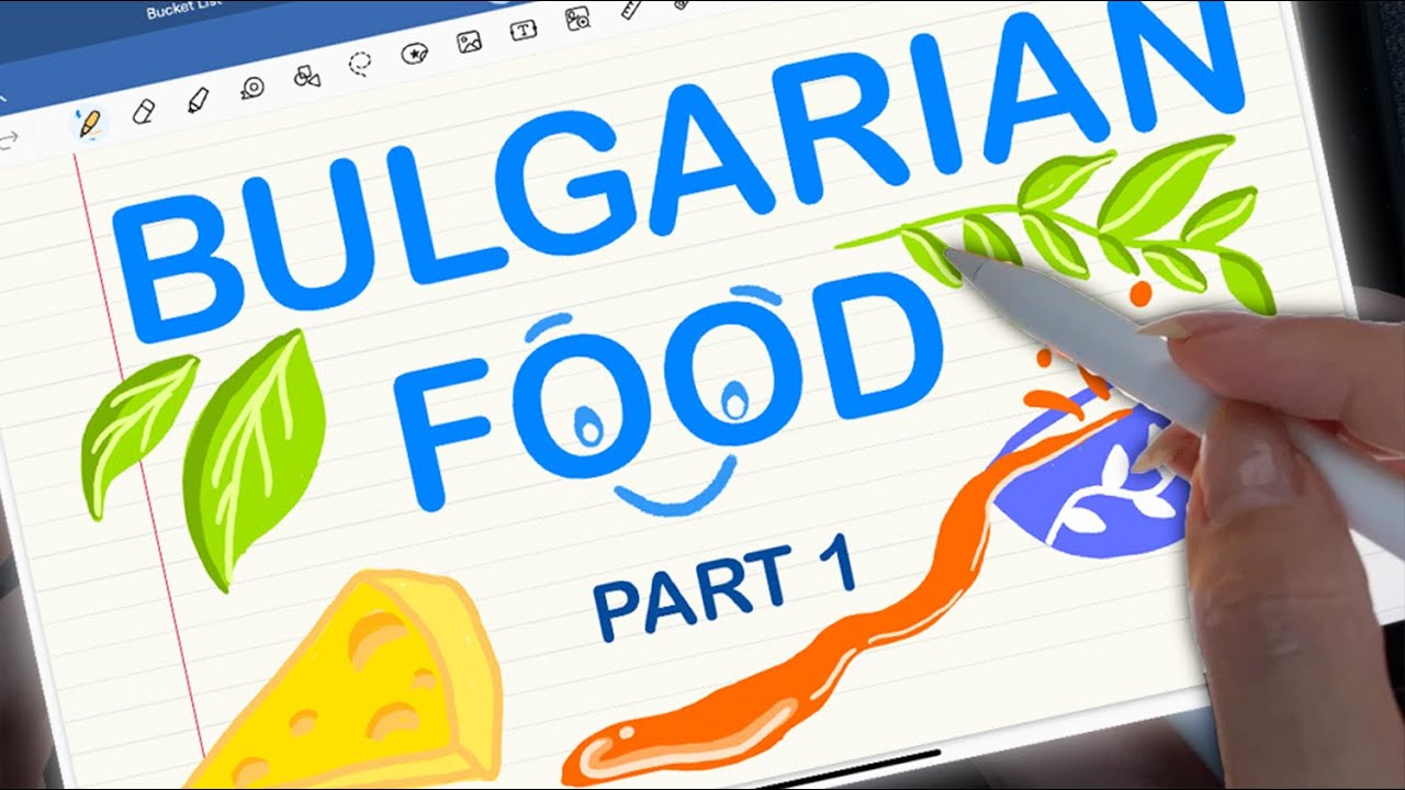 iPad ASMR Teaching You Bulgarian 🥑 All About Bulgarian Food (Part 1)