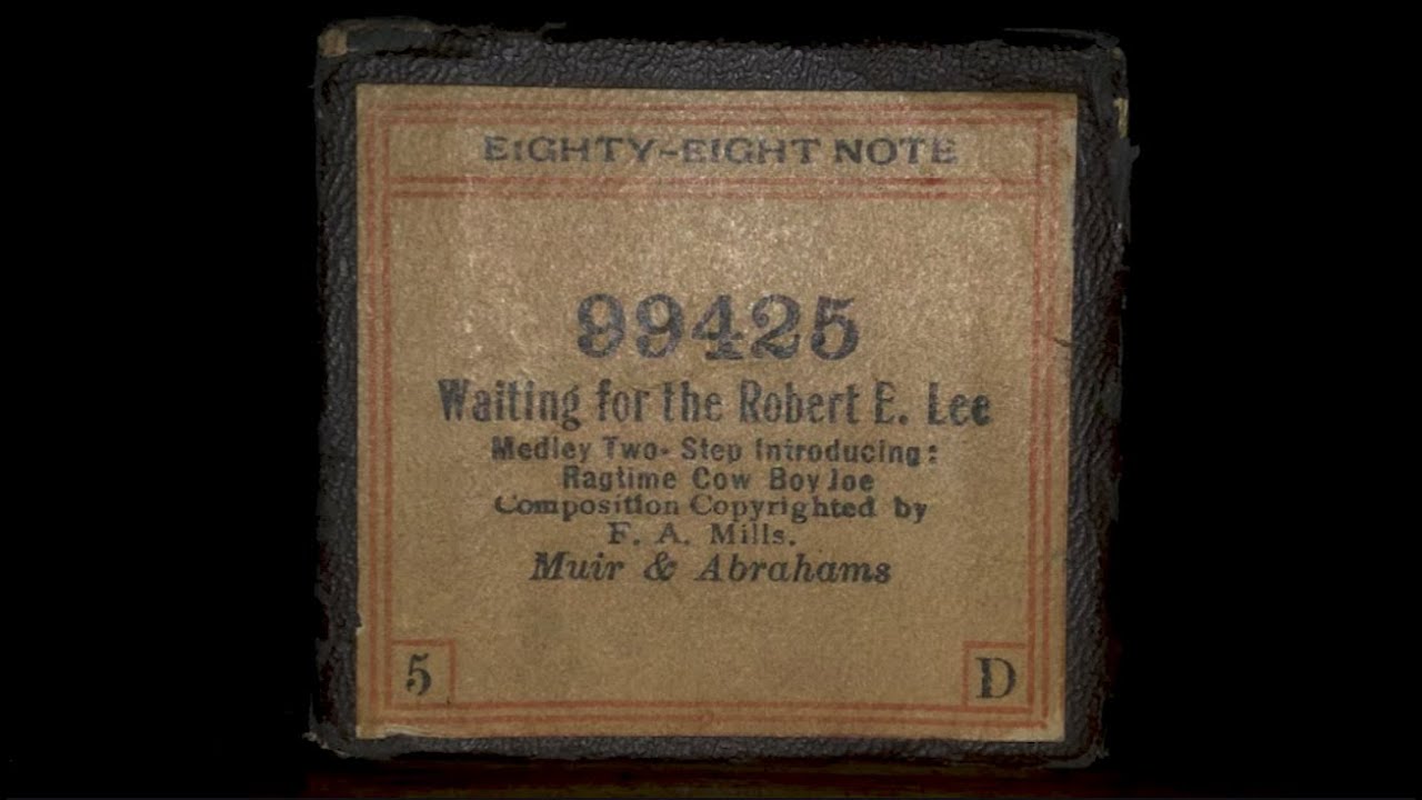 Waiting for the Robert E. Lee - Intro: Ragtime Cowboy Joe | Lewis F. Muir | Player piano