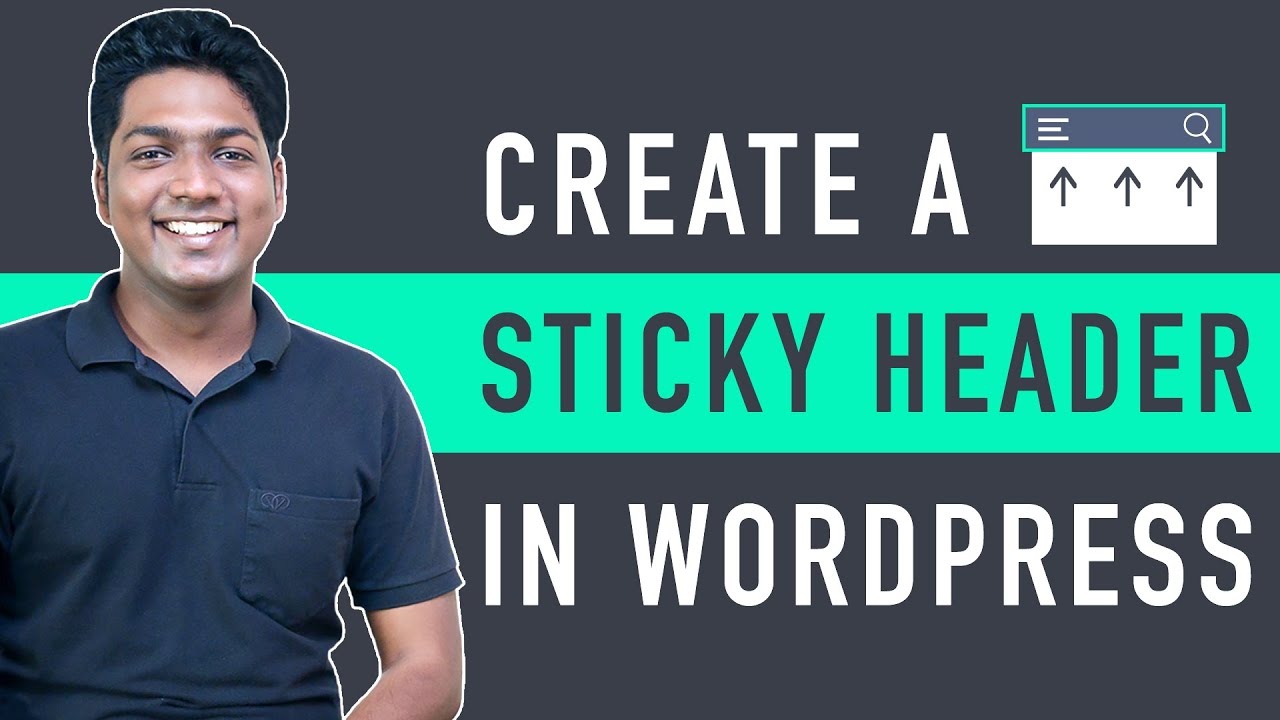 Как создать закрепленный заголовок в WordPress