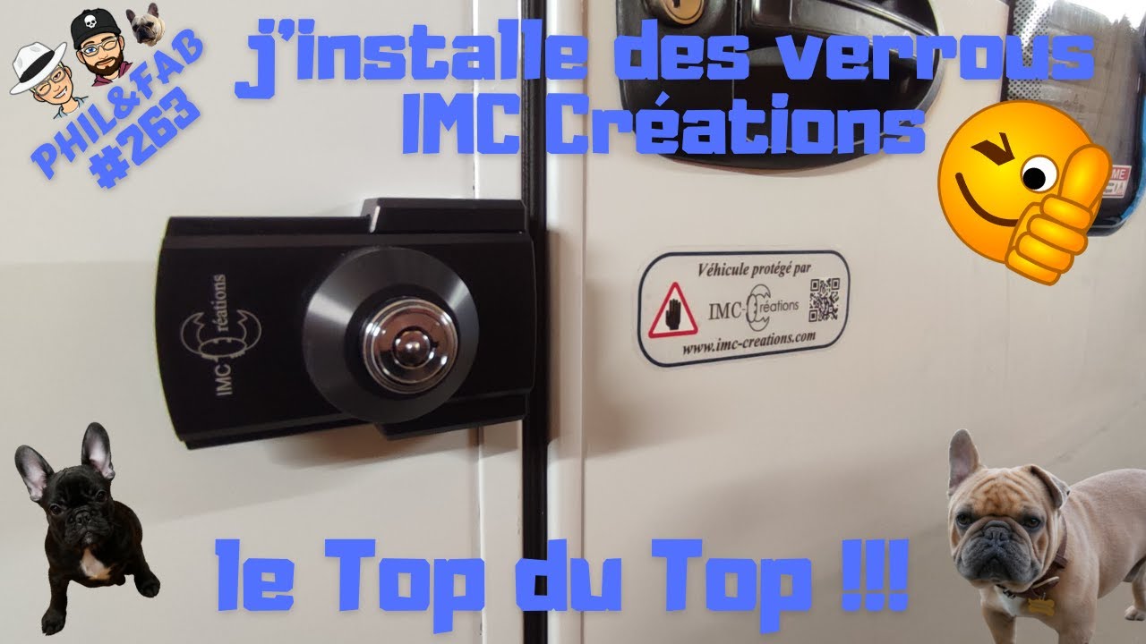 J'INSTALLE DES VERROUS IMC CREATIONS 👍 👍👍
