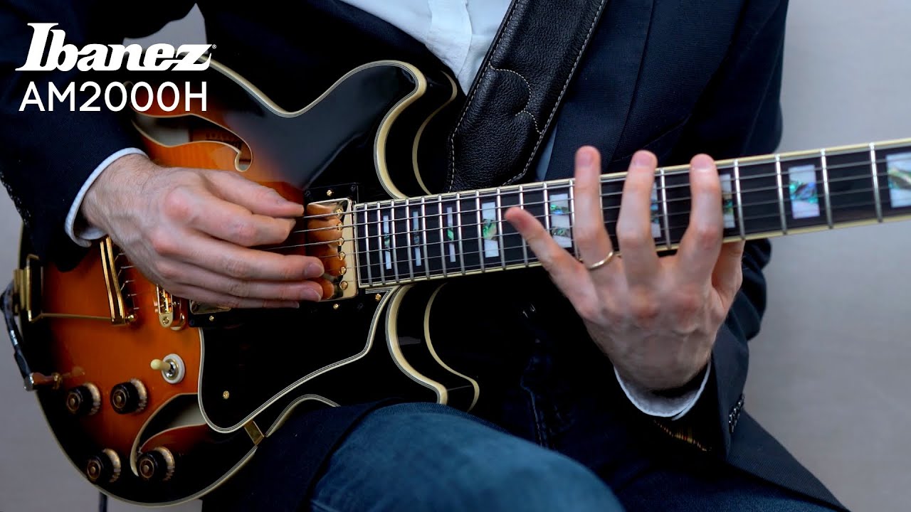 IBANEZ AM2000H: My first time playing this STUNNING guitar…
