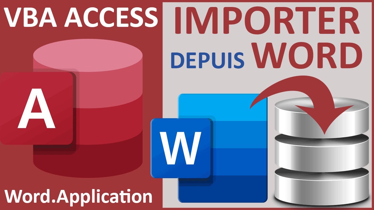 Importer des données d'un tableau Word en VBA Access