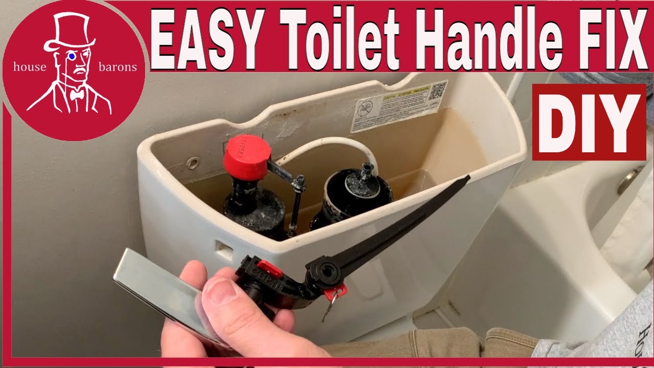 How to Replace Toilet Handle with a Chain