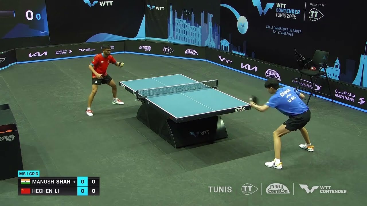 FULL MATCH | Shan Manush vs Li HeChen | #WTT Contender Tunis 2025 #SHAN MANUSH #LI HECHEN