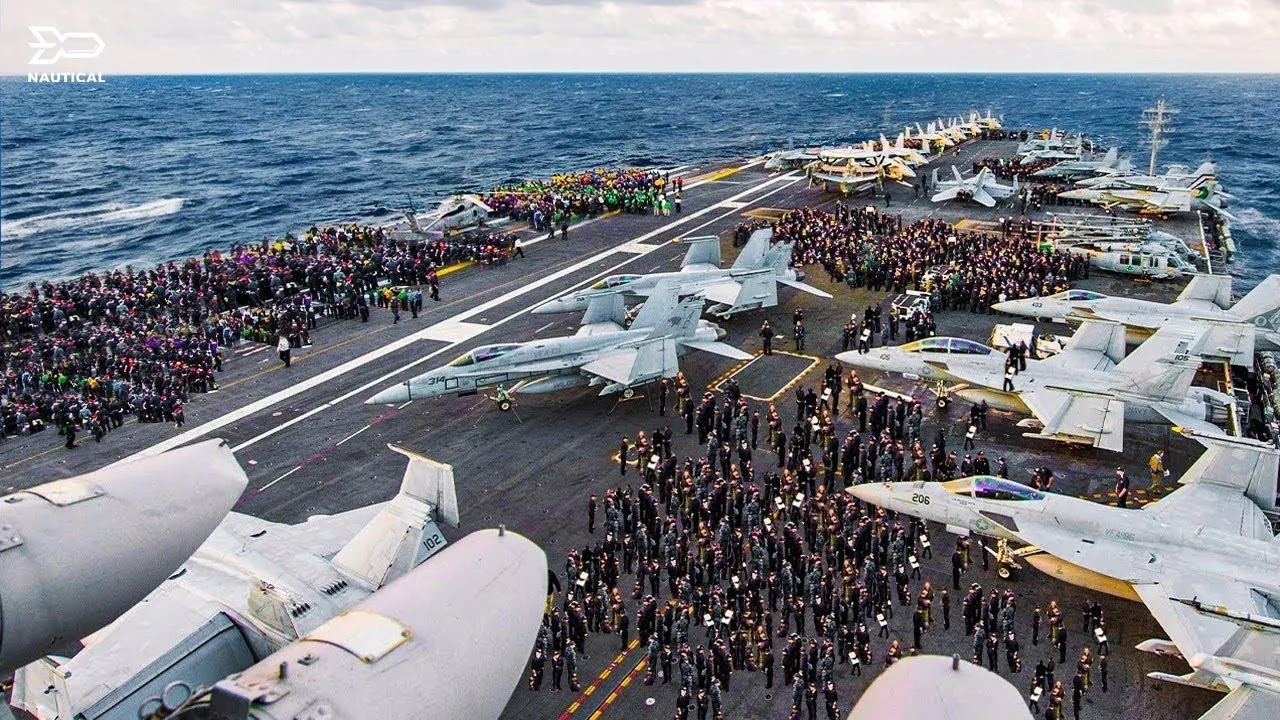 Life Inside US Navy's $8.5 Billion USS Nimitz Class Aircraft Carrier At Sea | Documentary