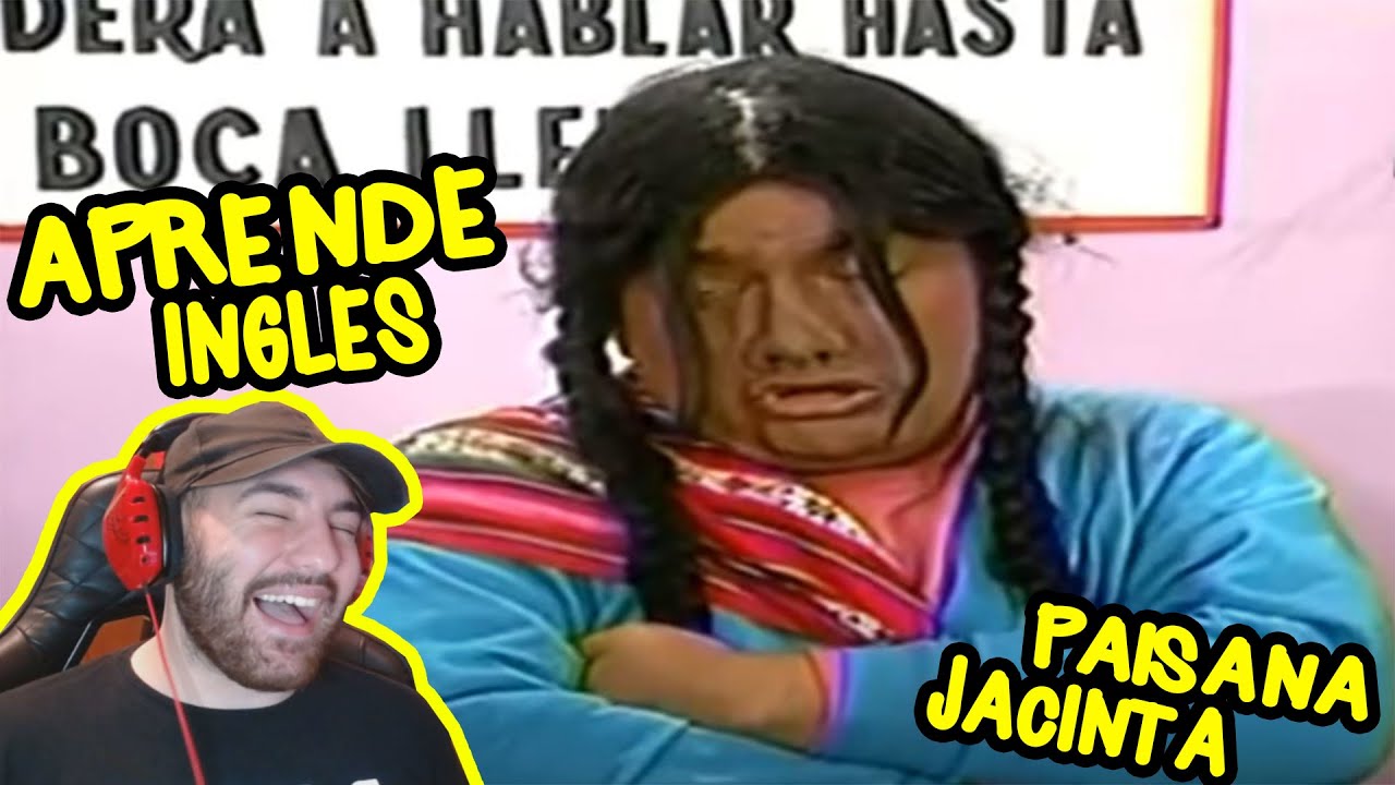 🔴LA PAISANA JACINTA APRENDE INGLÉS🤣📚!! (REACCIÓN)