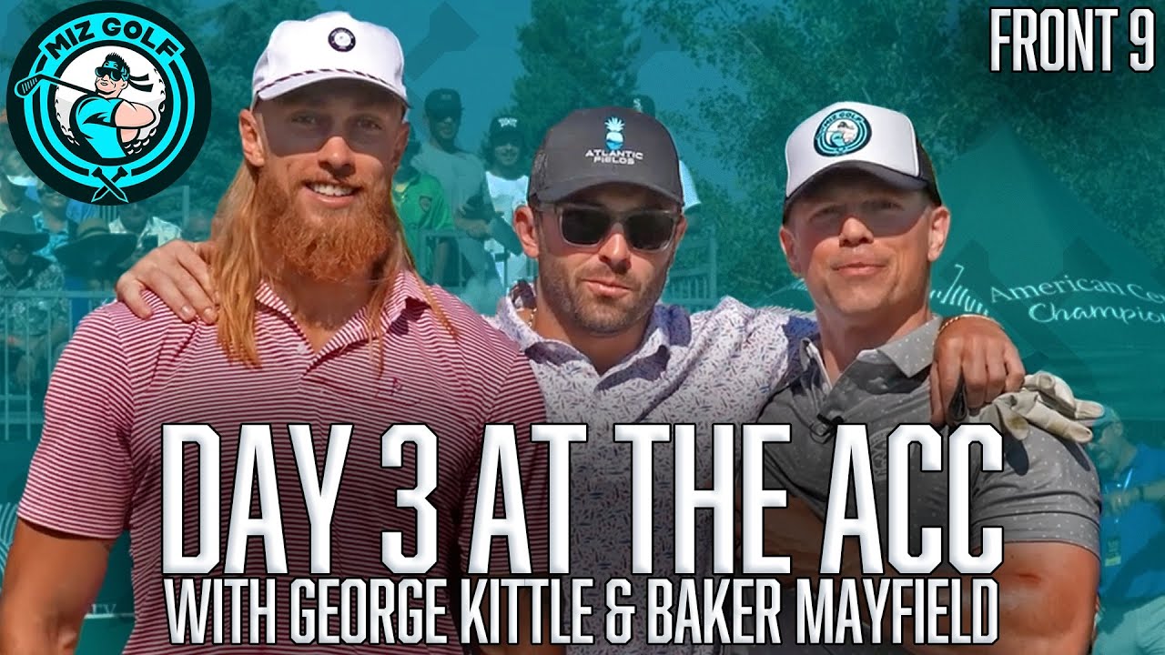 George Kittle plays with The Miz at the American Century Championship - Day 3 | Miz Golf