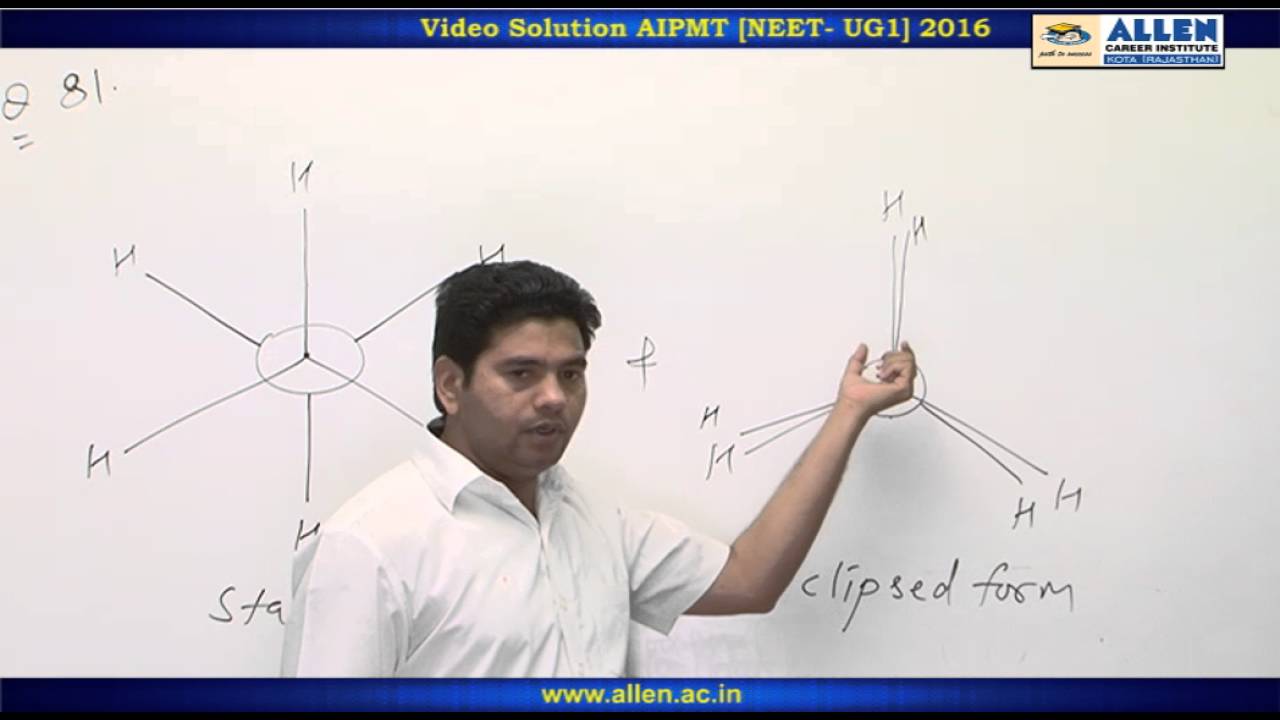 AIPMT 2016 Chemistry Solution &ndash; Q. 81, 82 (Paper Code-P) NEET-UG 2016 Phase I