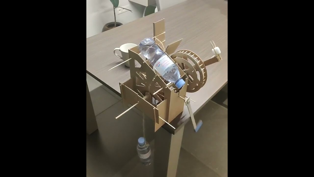 Cardboard Pedulum clock Mechanism