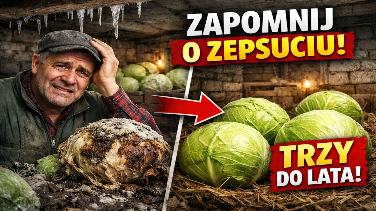 Zapomnij o zepsutej kapuście! Te 3 odmiany leżą AŻ DO LATA. Mój osobisty ranking.