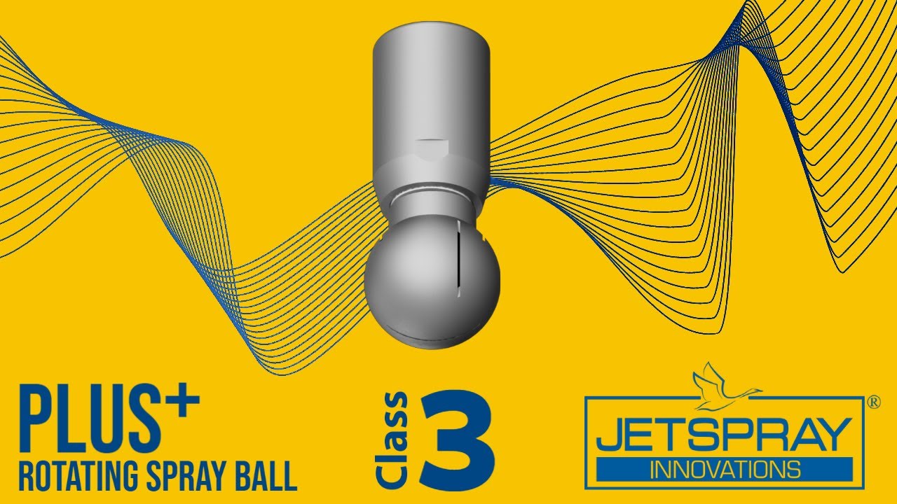 JETSPRAY® Plus+ Rotating Spray Ball | SS 316L | Process Tank Cleaning Systems | Class 3