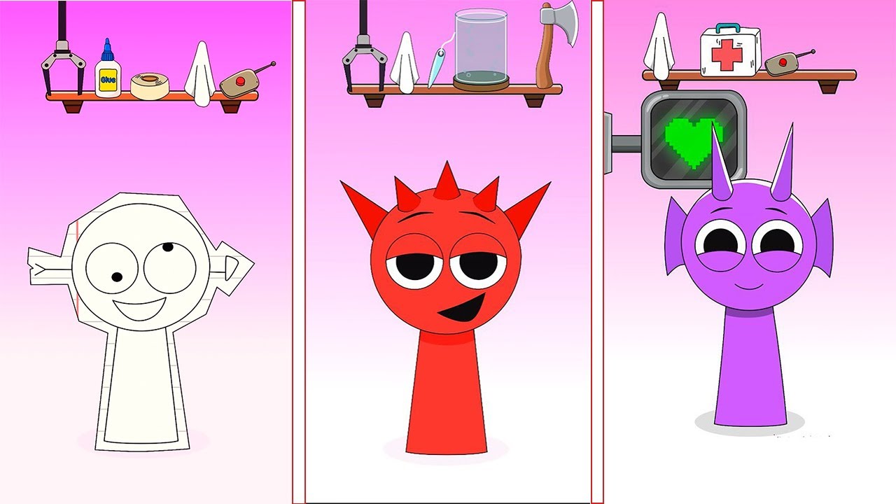 OH NO! HELP! 😱 WENDA 🆚 RADDY 🆚 DURPLE | Sprunki Incredibox
