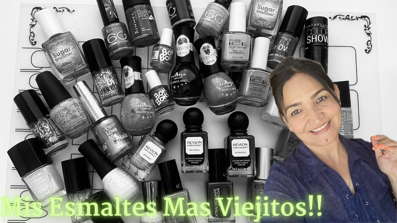 Los Esmaltes Mas Viejos de Mi Coleccion + Swatches | Esmaltes Y Mas | #liveswatch #esmaltes 