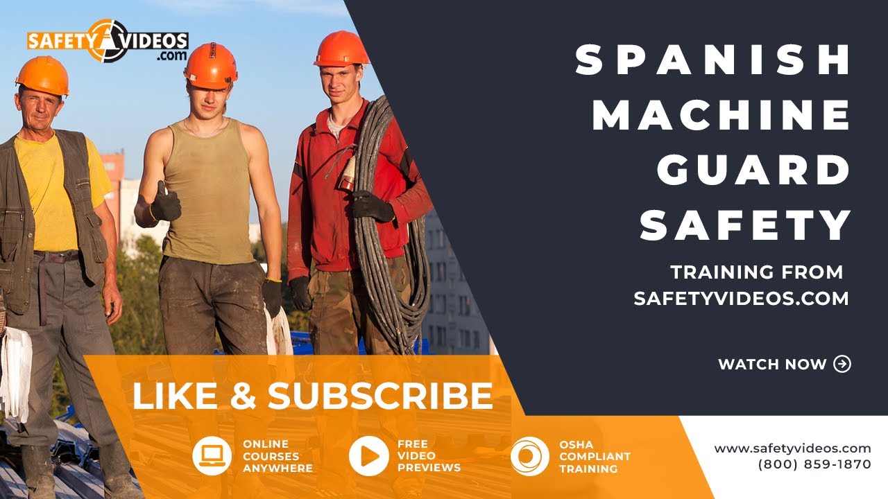 Spanish Machine Guard Safety Training from SafetyVideos.com