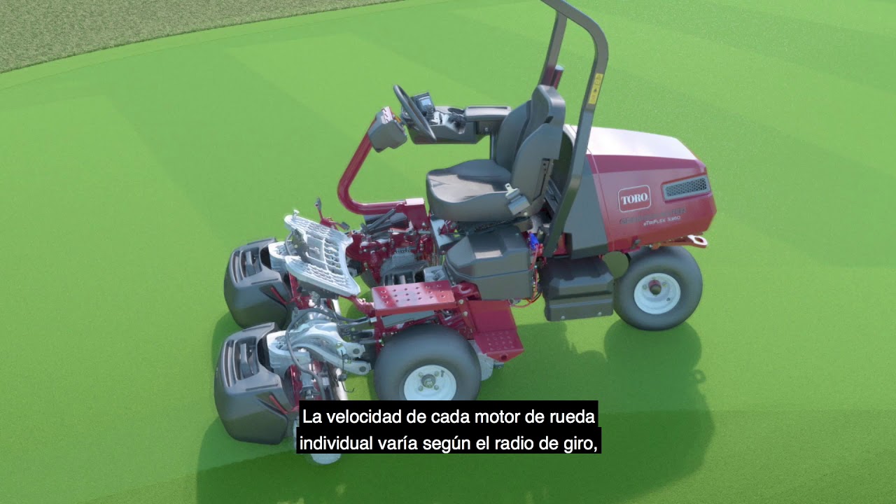 The new Toro Greensmaster® eTriFlex Greens Mower, ES