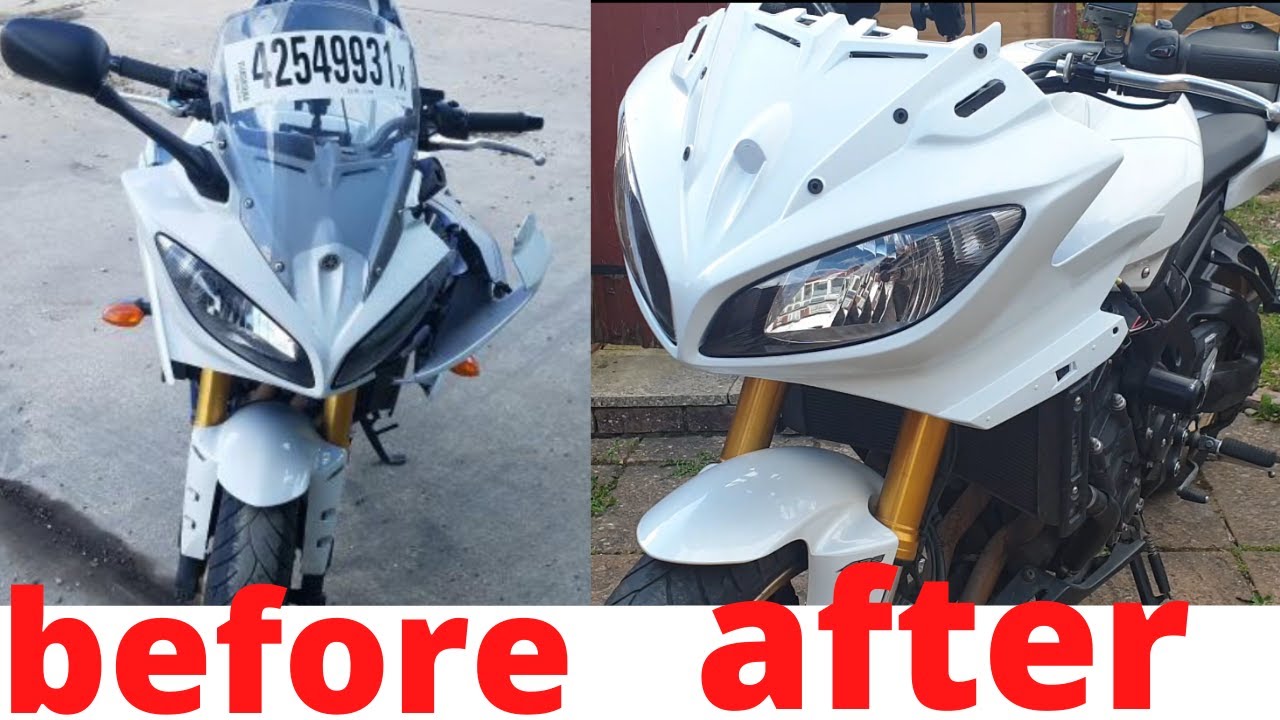how to repair a cracked motorcycle fairing