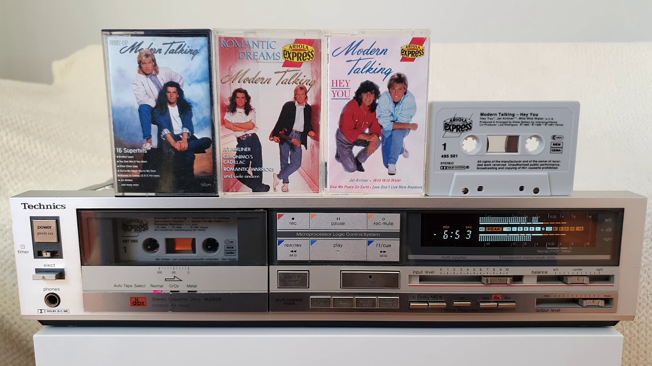 ★★★ Modern Talking – Romantic Dreams (Cassette) (Side A) ★★★ Technics RS-M245X