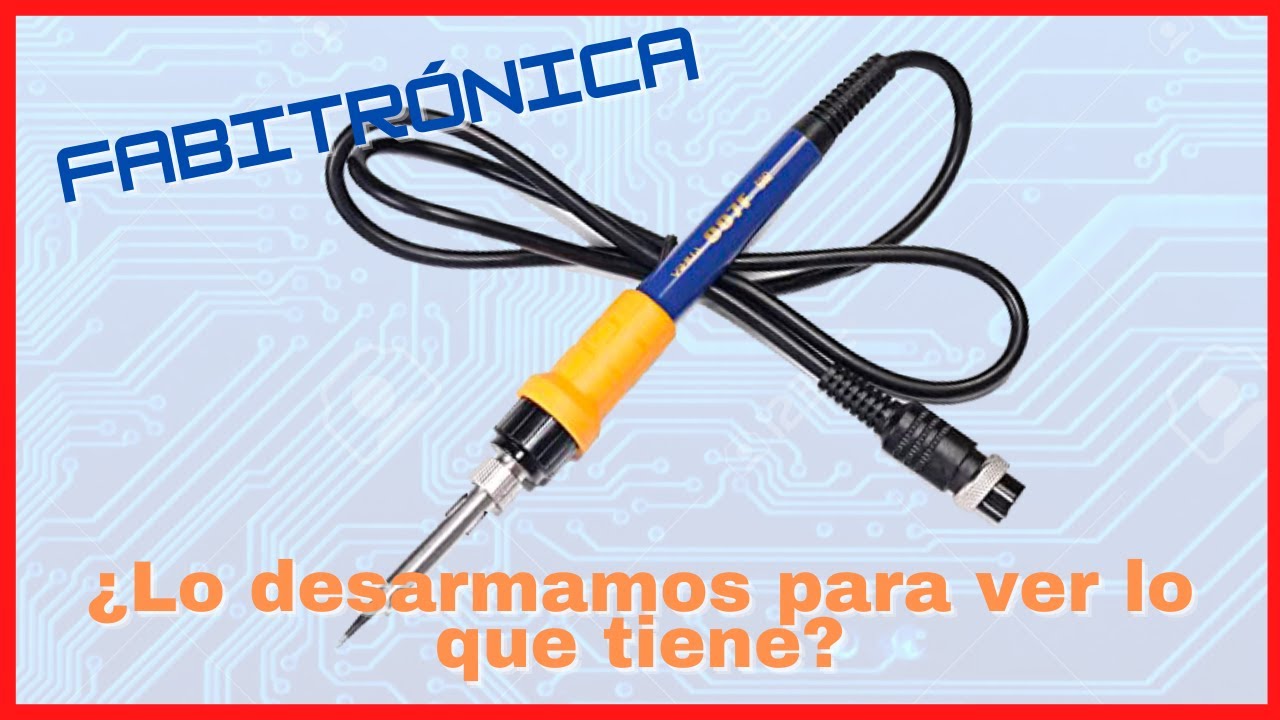 Desarmado de un cautín de estación de soldado 🧐
