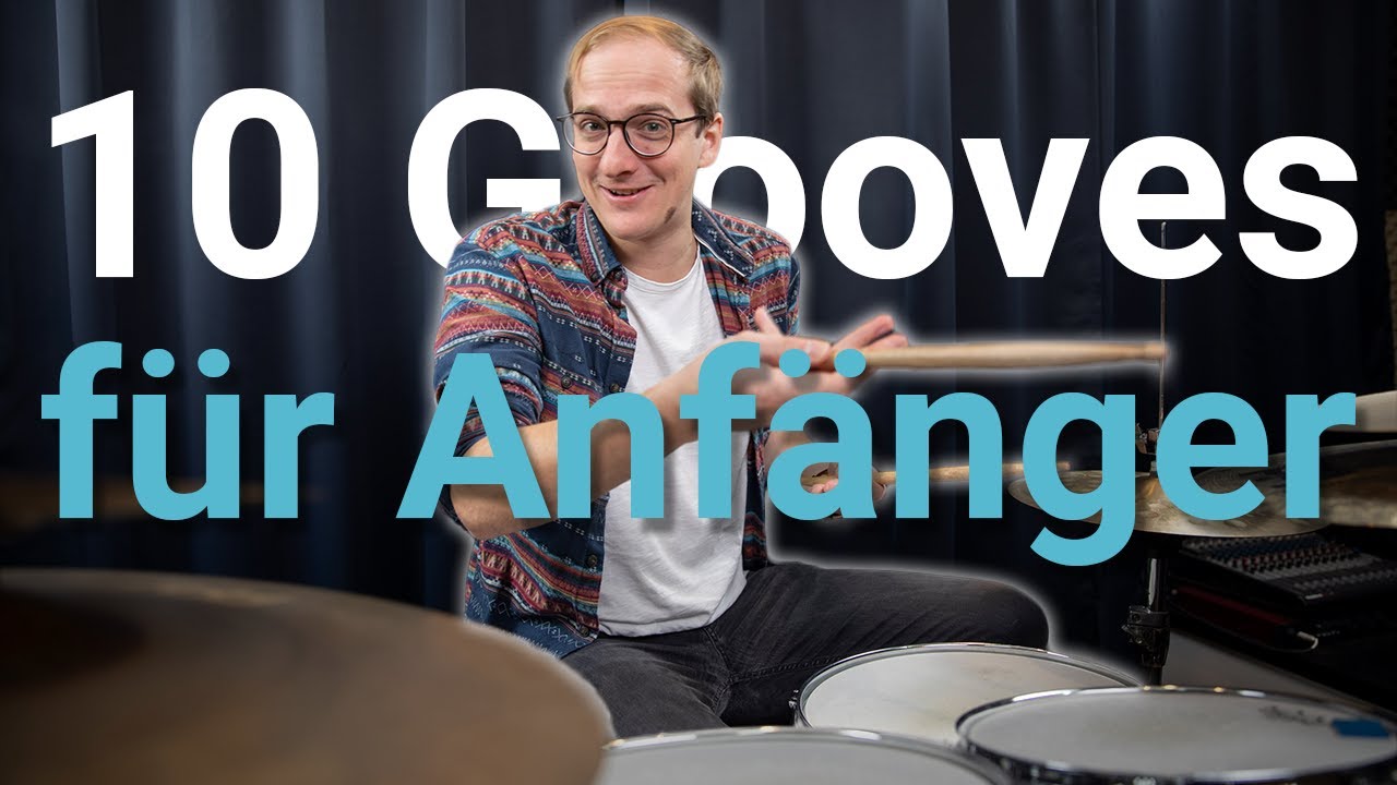 Schlagzeug lernen - 10 Grooves f&uuml;r Anf&auml;nger