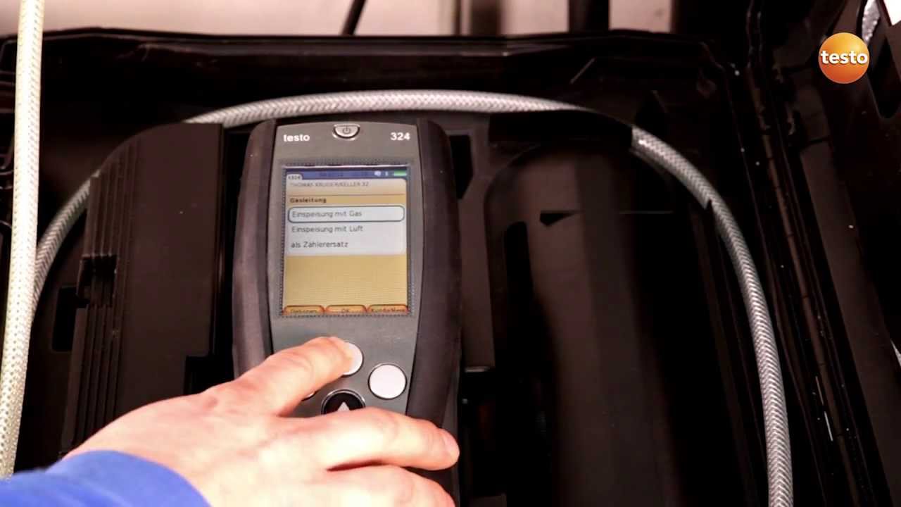 Gebrauchsfähigkeitsprüfung/Leckmengenmessung mit dem testo 324 | Be sure. Testo