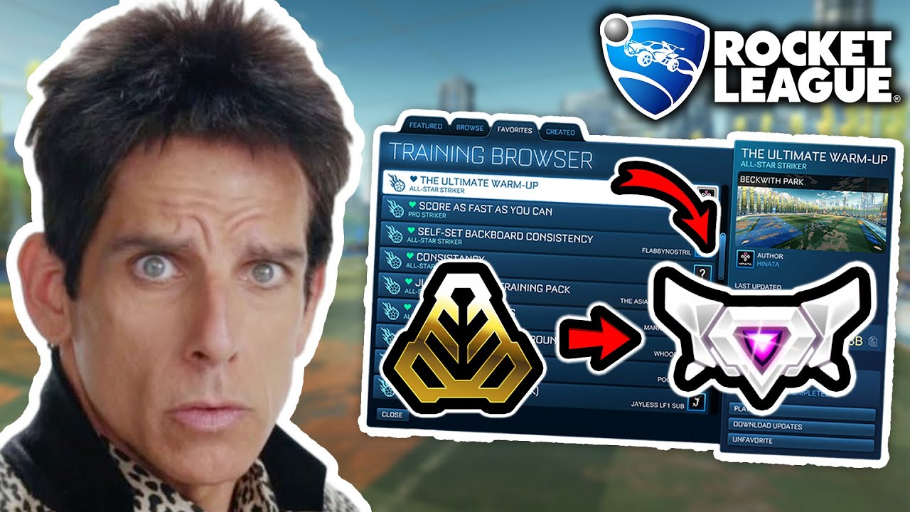 The 5 BEST Training Packs to GET BETTER at Rocket League (Pro Tips and Tricks)
