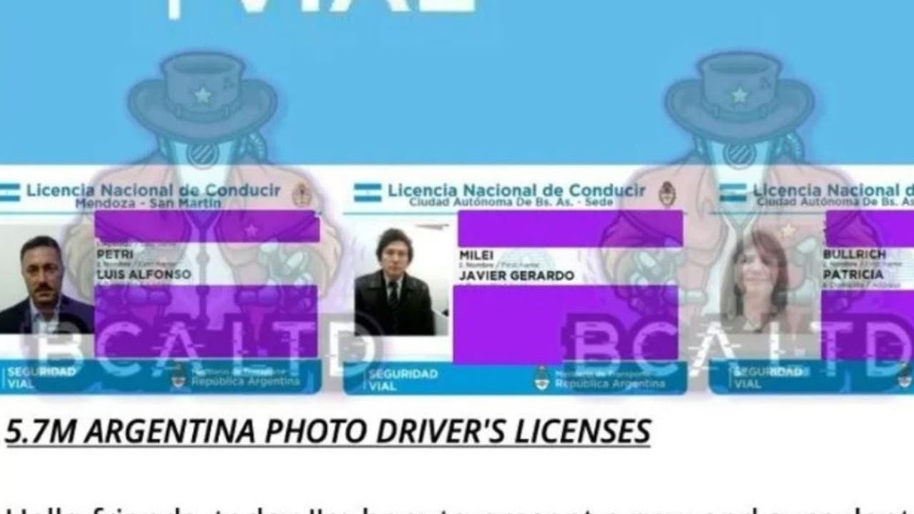 HACKEARON LA BASE DE DATOS DE LAS LICENCIAS DE CONDUCIR Y VENDEN LA DATA A 3 MIL DÓLARES CADA UNO