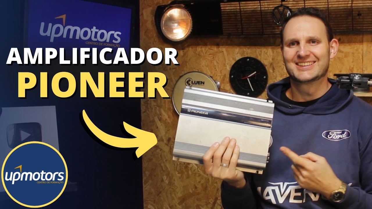 Amplificador PIONEER GM X404  Projeto SOM RETRÔ ;  Upmotors