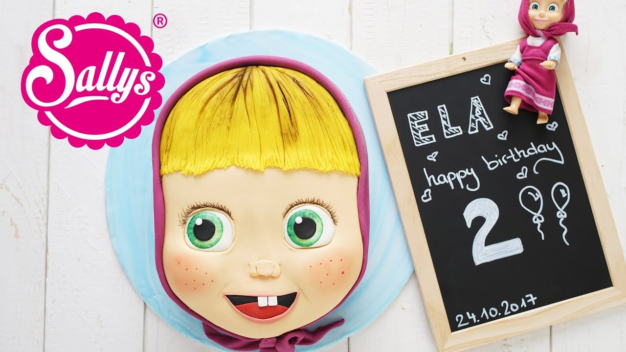 Masha Birthday Cake / Geburtstagstorte / Mascha und der Bär/ Маша и медведь / Sallys Welt