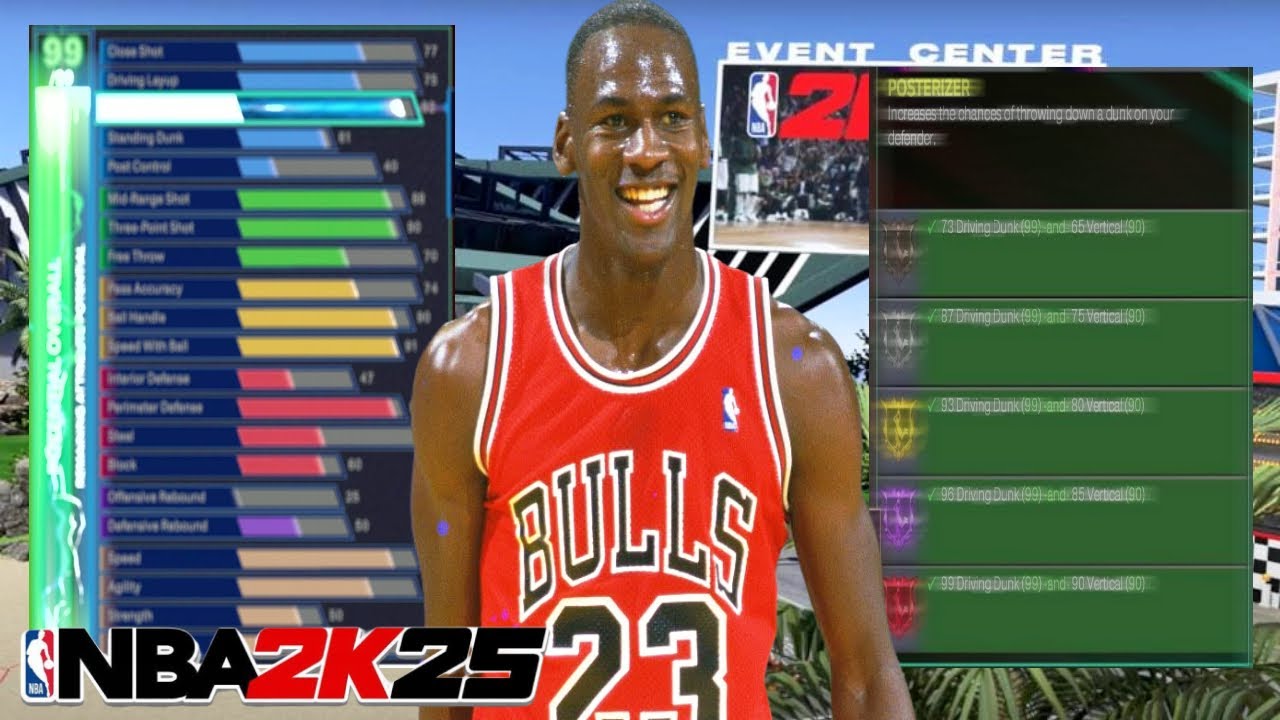 ROOKIE MICHAEL JORDAN BUILD on NBA 2K25...