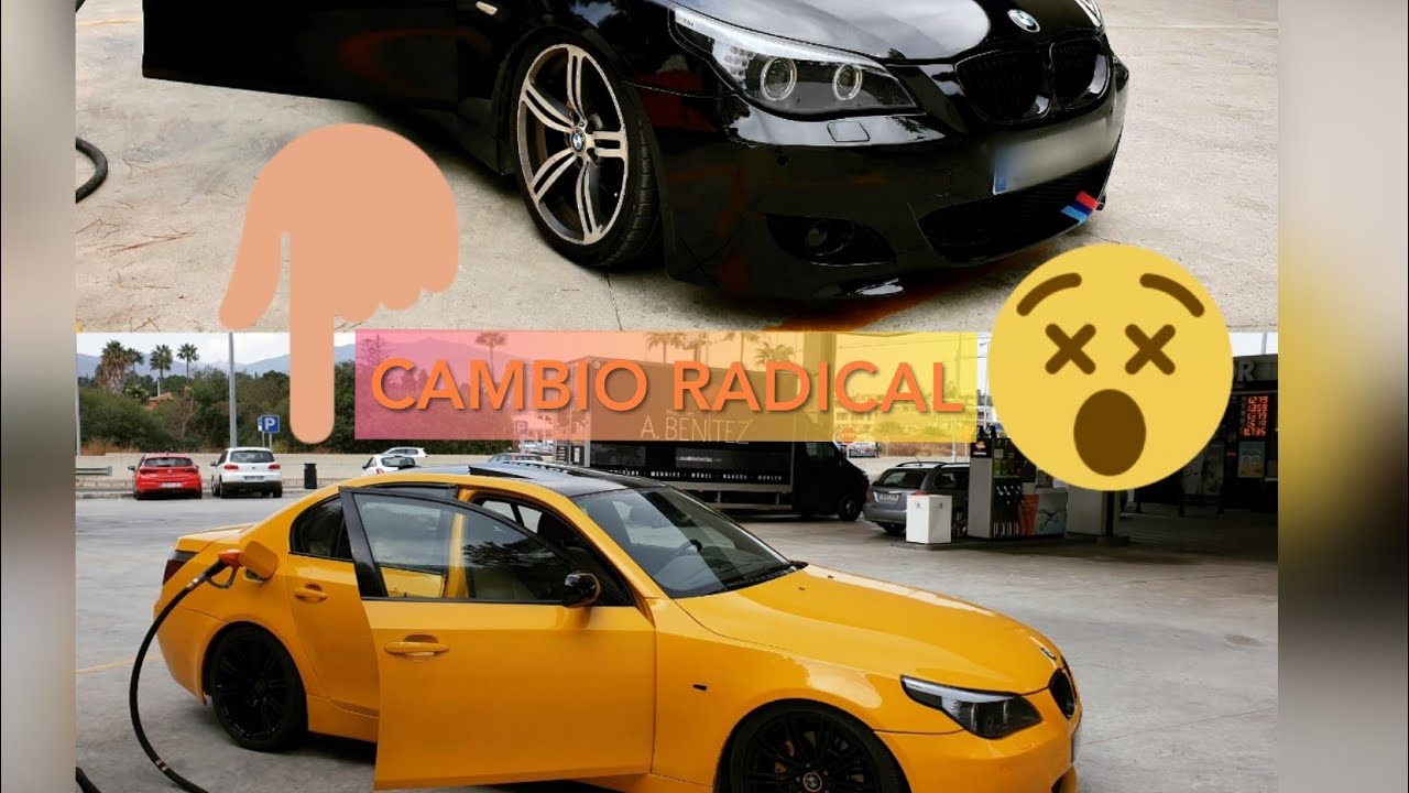 🚗Cambiamos el Color al Bmw E60/💛 Atacama Yellow💛