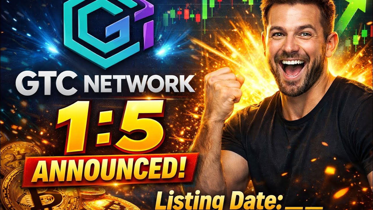 GTC Network SHOCKING Update 😱 | 1:5 ANNOUNCED 🚀 Big News for Holders!BREAKING 🚨 GTC Network 1:5 