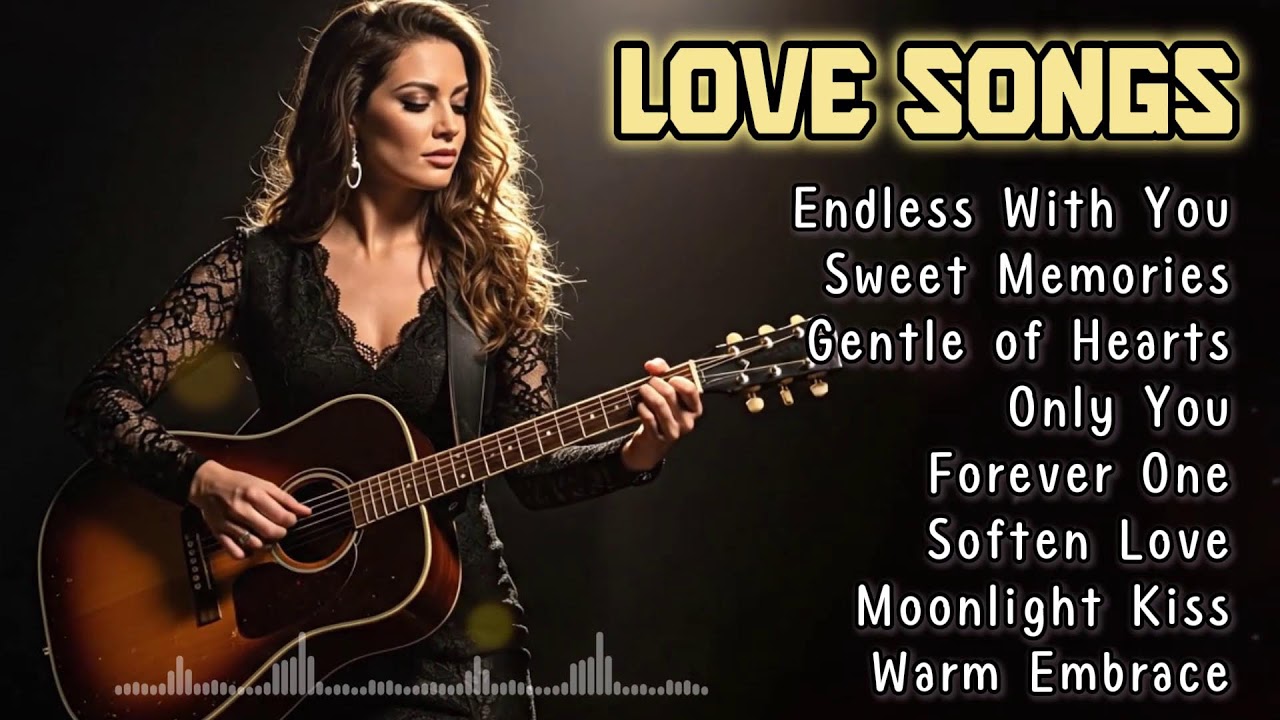 Acoustic Guitar Love Songs 🎸 Relaxing Romantic Instrumental Music for Quiet Nights