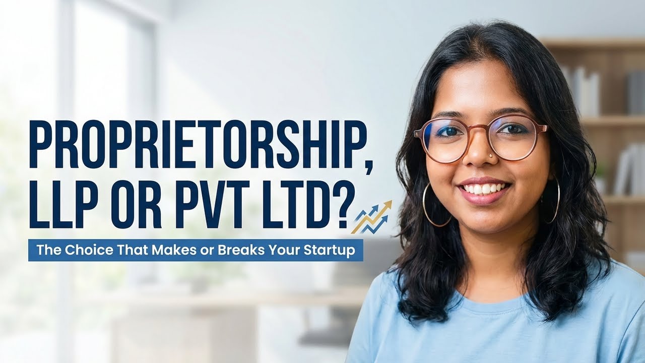 Proprietorship vs LLP vs Pvt Ltd: Which Structure for YOUR Startup? | Part 4 #startupindia