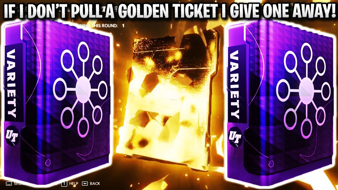IF I DON'T PULL A GOLDEN TICKET I GIVE ONE AWAY! | MADDEN 22 ULTIMATE TEAM