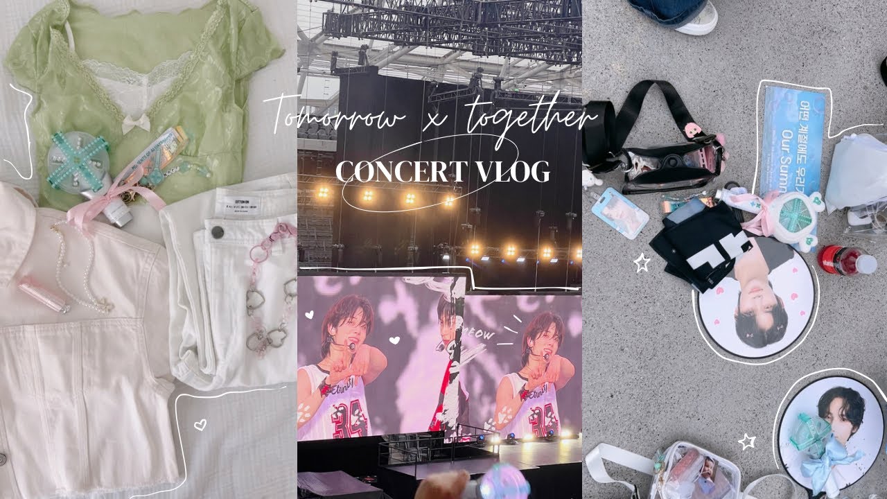 CONCERT VLOG 💭 txt in LA, get ready with me K-pop concert edition 🌷| iamyoana