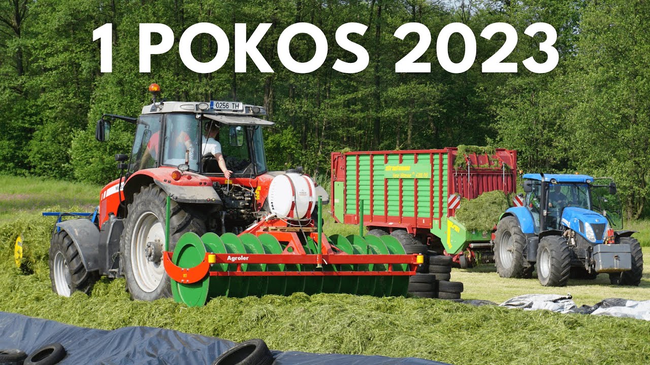 🔥1 POKOS 2023🔥 Zbiór traw w pryzmę | GR Miętus & UR Jończyk | Agro Garwolin
