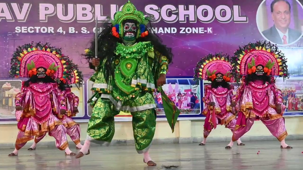 Chhau Magic Enchants Young Hearts @DAV4Bokaro | Echoes of Heritage|Children’s Day2025 | 14.11.25 |