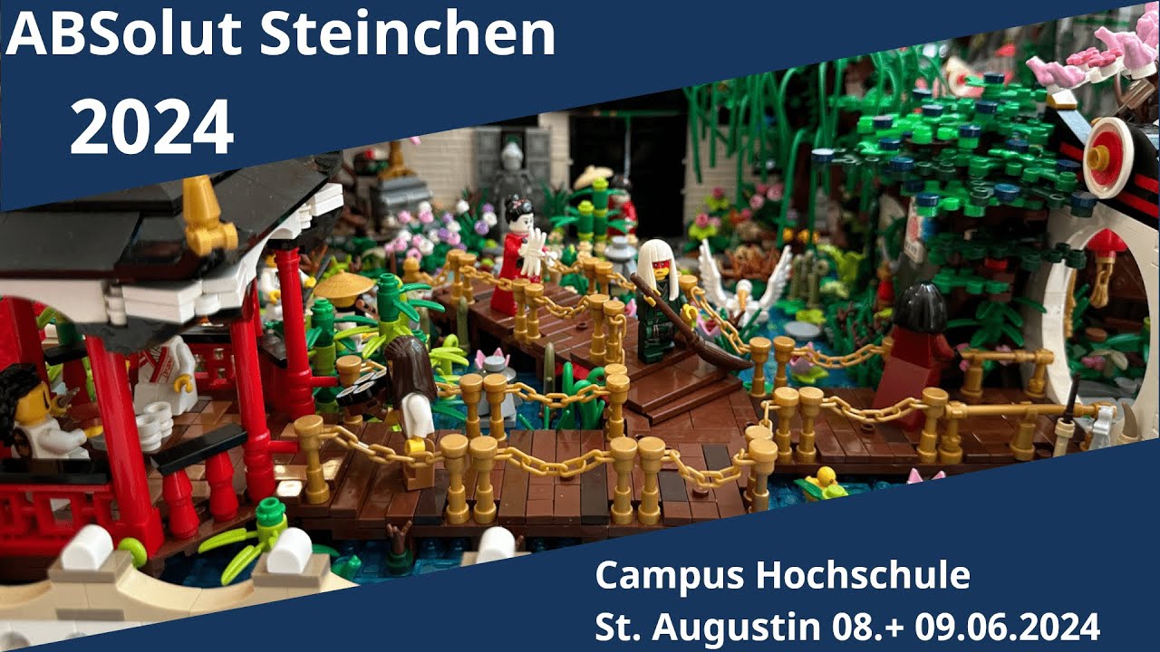 ABSolut Steinchen 2024 💥LEGO Ausstellung / Messe auf dem Campus 💥Wenn Bricks ein Studienfach w&auml;ren 🤪