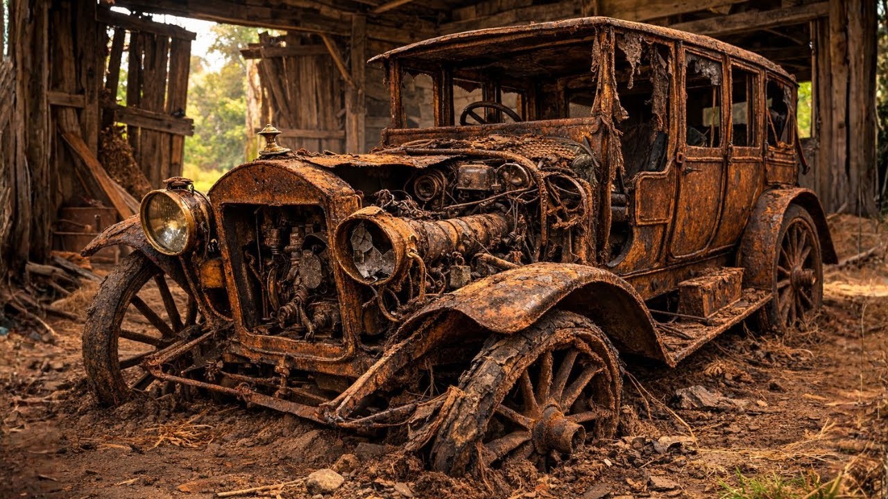 America’s First Car Was Left to Rot for 100 Years… Can It Run Again?