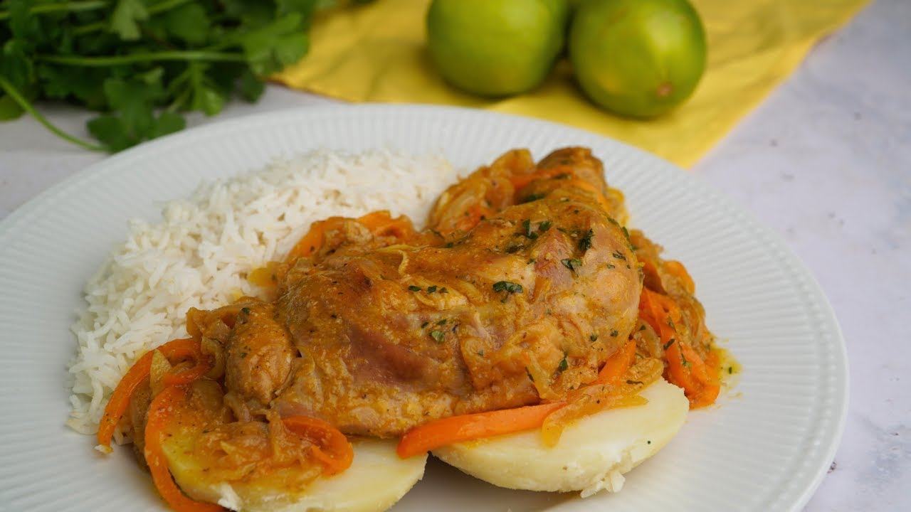 ¡Un Rico CEVICHE DE POLLO Peruano!