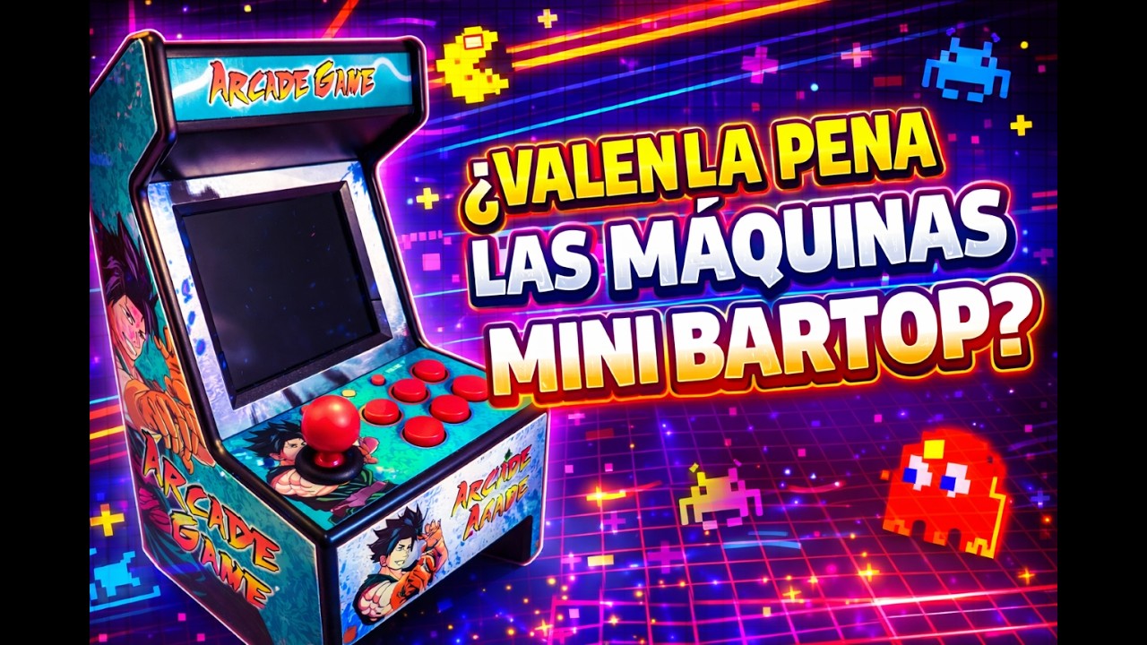 ¿Valen la pena las maquinas Mini Bartop?. Old Gamer Retro