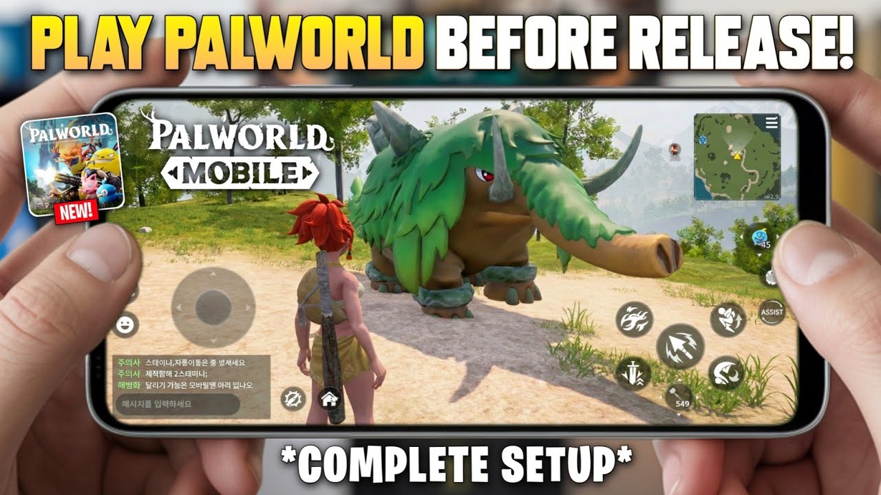 🚀 Играйте в Palworld Mobile на Android РАНЬШЕ! Полная настройка + лучшие настройки (до официально...