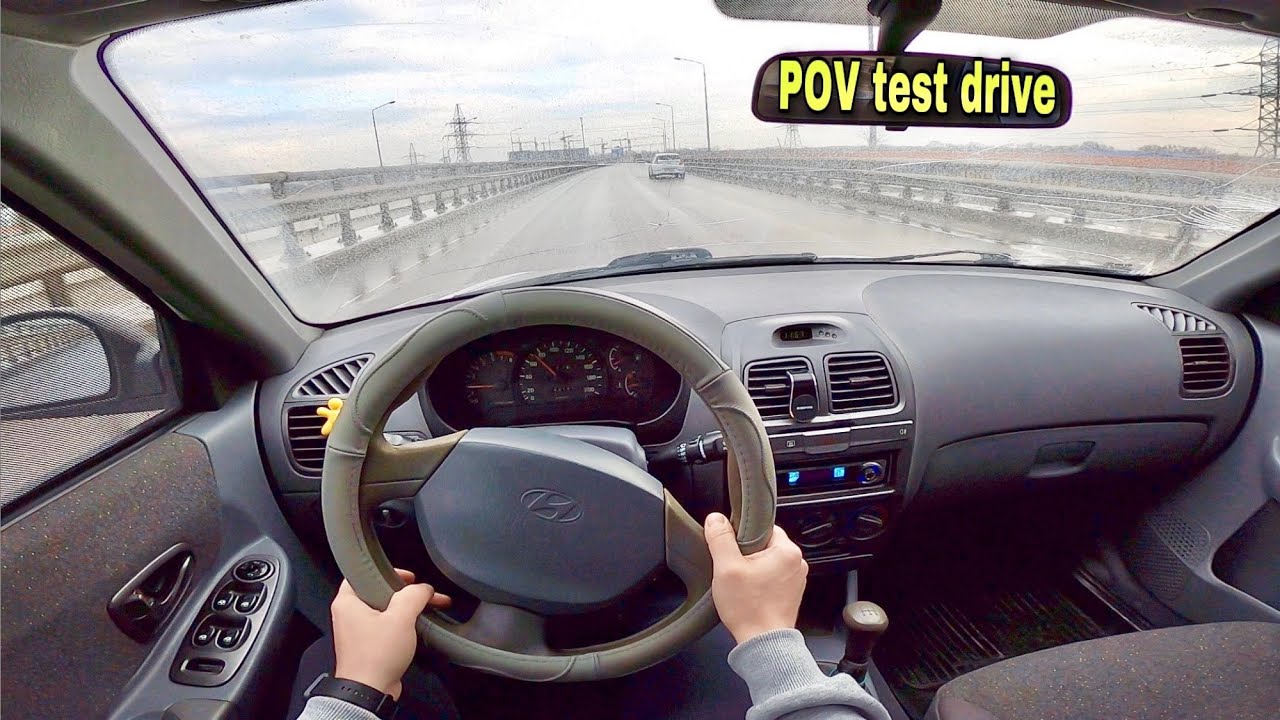 2006 Hyundai Accent (1.5 MT) 102hp,,, POV Test Drive